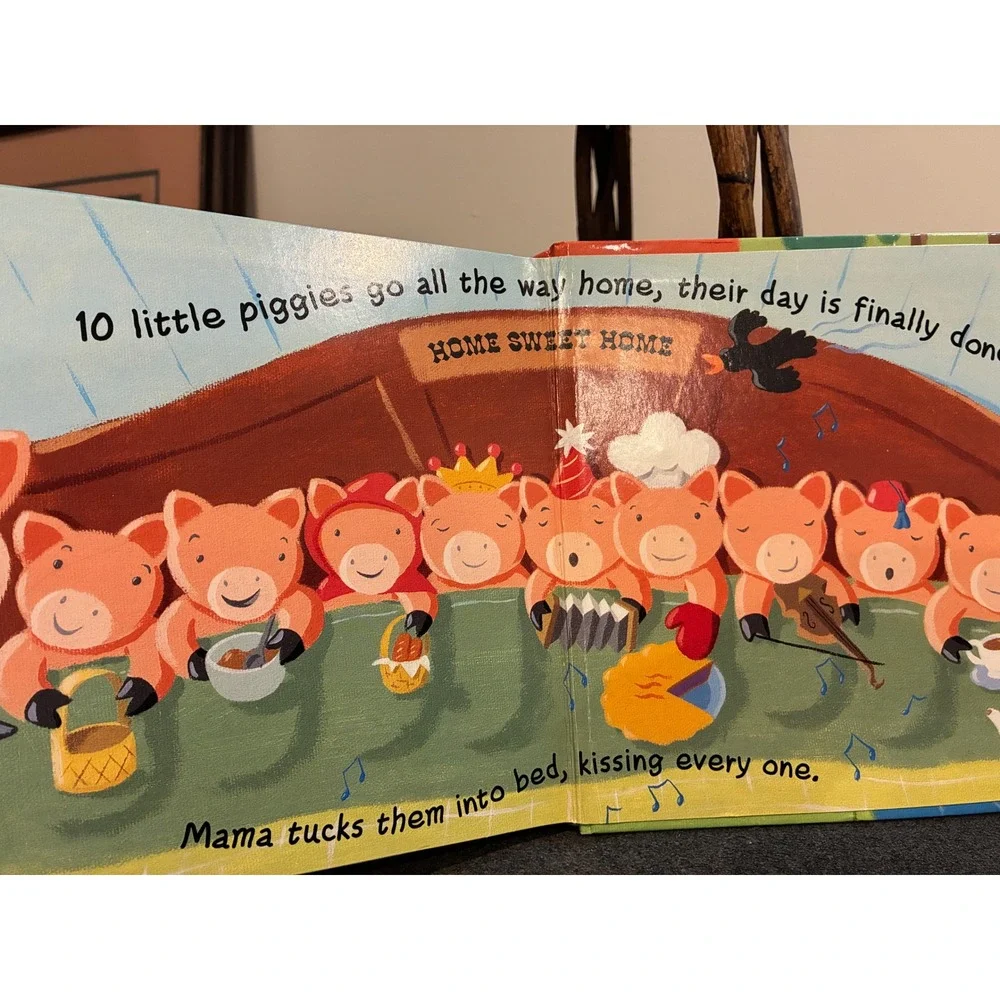 This Little Piggy Teresa Imperato Interactive Squishy Pigs Counting Board Book